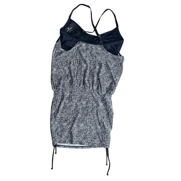 Athleta Laguna Side Scrunch Tankini Top Black. Size 32D/DD - Picture 3 of 7
